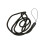 10X Nylon Cord Braid Cord for Camera Necklace Black 3