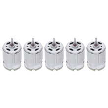 5X RS380 1.5-18V 30000RPM Motor 38X28mm for RC Model Toys DIY, Silver