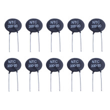 10X 20D-20 NTC Thermistor for Limiting of Inrush Current of Power Supply Ballast CFL,Black
