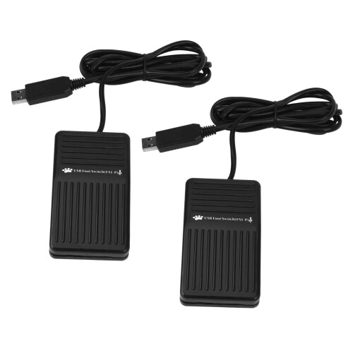2X PC USB Foot  Keyboard Pedal