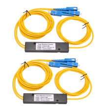 2X Ftth SC UPC 1X2 Plc Single Mode Faser Teiler Fbt Opto Koppler