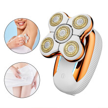 Tondeuse Corps Femme 5en1 HATTEKER 18K IPX6 Rechargeable Légère