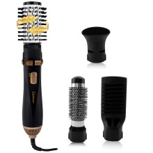 HT-301 4-en-1 Air Chaud Brosses HATTEKER Boucle, Volume, Sèche 360 Rotatif