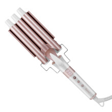 Appareil Friser HATTEKER Boucler 3 Barres, Revêtement Céramique 25 mm 80 C-230 C