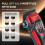 Haarschneidemaschine HATTEKER G58 mit LED-Display, kabellos 4