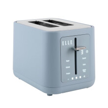 Tostadora ELLE de 2 Ranuras Extra Anchas Digital – Tostadora con Pantalla, 6 Niveles, Funciones Bagel, Recogemigas Extraíble, 980W - Azul