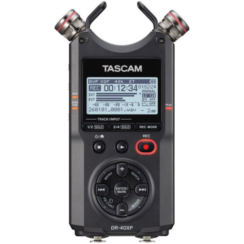 Tascam Tascam DR-40XP - Gravador digital com interface 1