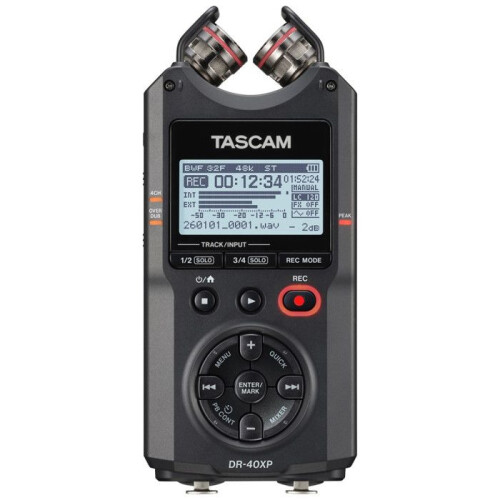 Tascam Tascam DR-40XP - Gravador digital com interface 2