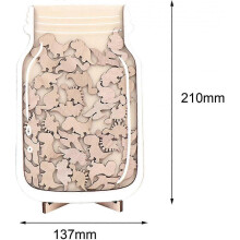 (Dinosaur, Wood color) Star Reward Jars, Personalized Stars Reward Classroom Responsibility Routine Training Reward Board Classroom Management Tool