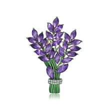 Fiore Spilla Spille per Donna Strass Cristallo Fatto a Mano Elegante Spilla Gioielli Spille Accessori per Donne Ragazze C
