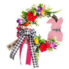 PåSkkrans för YtterdöRrsdekoration PåSkäGg Bunny Blomstergirland för YtterdöRr VåRdöRr VäGg FöNsterdekoration