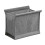 (Small, Imitation Hemp Grey) Household Dirty Clothes Basket Folding Solid Wood Frame Laundry Basket 1