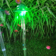 (Green) Solar Light Mushroom In Ground Light Multicolor bright lawn outdoor waterproof
