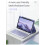 Capa para  Pad 5/5 Pro 11 Polegadas DestacáVel Capa Plana para Tablet com Capa de Teclado Azul 6