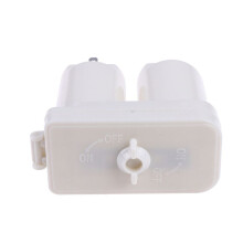 General Various Universal Battery Box for Gas Water Heater - Plastic Dual Compartment Case, Essential Accessory, White