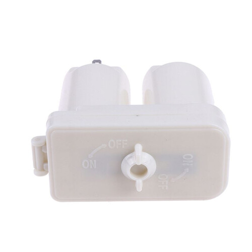 General Various Universal Battery Box for Gas Water Heater - Plastic Dual Compartment Case, Essential Accessory, White