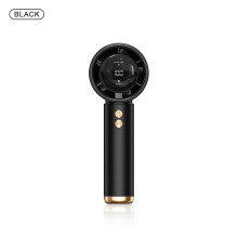 (Black, China Mainland) HOMEFISH Mini Handheld Fan USB Fast Charging Portable Air Calculating Fan Mute Highspeed Fan for Travel Outdoor Activities