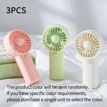 (3PCS) 2025 Cute Mini Fan Portable Handheld Fan Lightweight Handy Fan Pocket Size Low Noise Small Electric Fan Student Gift Outdoor Fan