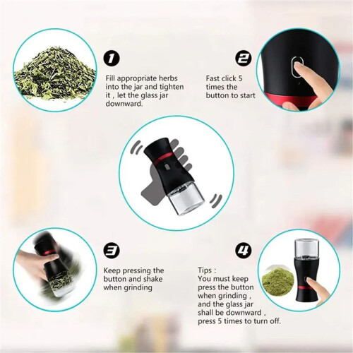 Ultra-High-Power Grinder 1100mAh Capacity Grinding Machine with Anti-Touch Function 2