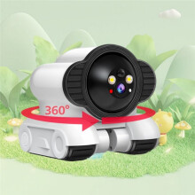 1080p Dual Lens WiFi Security Camera 2 Way Audio Baby Monitor Camera with APP Control for Baby/Elder/Dog/Pet