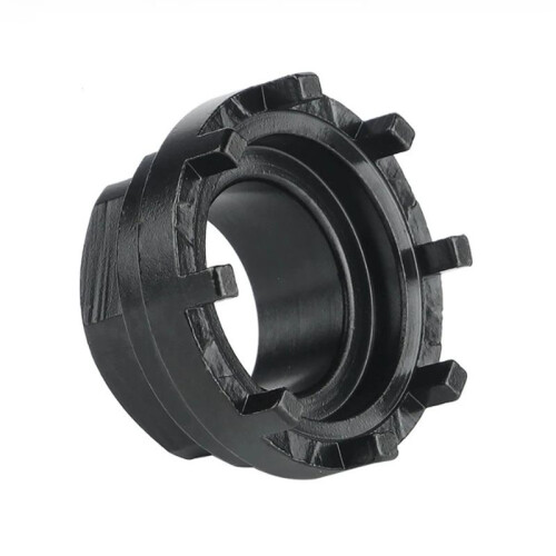 Eight Teeth Tool Bicycle Drive-Side Bottom Bracket Cups Install E-Bike Chainring Lockring Removal Sleeve