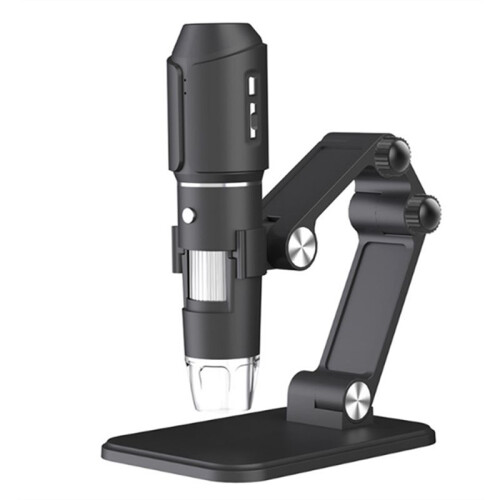 50X-1600X HD Wifi Digital Microscope Electronic Microscopes for Mobile Repair Adjustable Stand 8LED for Android/IOS