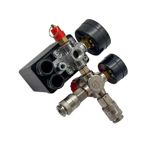 Air Compressor Pressure  Air Compressor Pressure  Control Valve Regulator with Gauges Air Compressor Valve