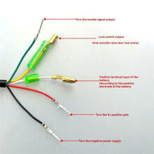 48V Throttle Handlebar Grip Power Speed Rotary with Key with LCD Battery Display for Electric Scooter Bike Parts