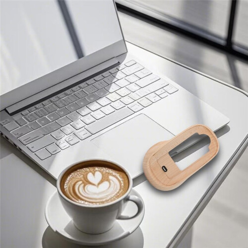 Solid Wood Base for Magic Mouse Protective Case Compatible with for  Elevated Solid Wood Base for Mouse IOS 2