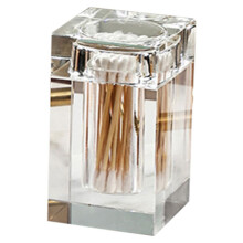 Scatola Portastuzzicadenti In Vetro di Lusso, Contenitore per Casa, Tavolo da Pranzo, Hotel, Cotton Fioc, Filo Interdentale, Contenitore In Vetro
