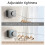 Wall-Mounted Retractable Clothesline Laundry Hanger Clothes Drying Rack Invisible Stretchable Clothes ,White 4
