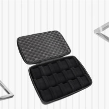 15 Slots Hard Shell Watch Storage Organizer Case, Watch Carry Box Watch Box Holder Display Cabinet