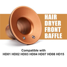 Substituição da Placa Defletora Frontal para  Supersonic HD01 HD02 HD03 HD07 HD08, Acessório para Secador de Cabelo, Capa Frontal Dourada