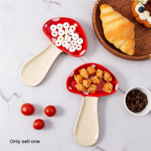 1PC Ceramic Mushroom Spoon Rest Heat-Resistant Home Use Dish for Soup Spoons Coffee Spoons Chopsticks Kitchen Accessory