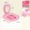 Cat Toilet Training  with Non-Slip Oval Design, Includes Pad Box 6