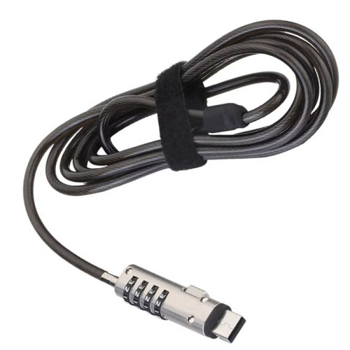 Flexible Laptop USB Interface Lock Computer Security Anti Theft Device Notebook Cable Lock with Sponge Patch Numeric