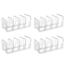 4 Pack Space-Saving Vertical Shoe Rack Organizer-Multi-Layer,Easy-to-Assemble, Compact Storage for Home Entryway Cabinet