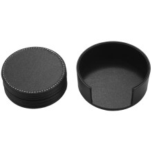 Set di 6 Tappetini in Cuoio Sottobicchieri per Tappetini in Ceramica per Uso Domestico E in Cucina