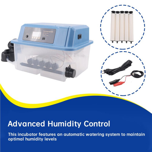 Automatic Intelligent Hatching Machine Automatic Egg Incubator 12 Eggs with Turner,Candler & Temperature Control EU Plug 2