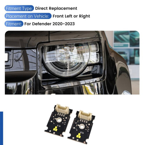 4Pcs Front LED Headlight Chip Board for   L663 2020-2023 Daytime Running Light (DRL) Chip Board/PCB