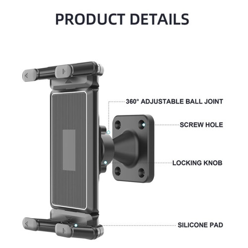 Suporte de Braço Longo Flexível 360  para Tablet de 4 A 15 Polegadas para , Suporte Universal de Parede para Escritório Doméstico 2