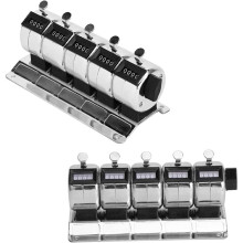 Mechanical Counter Metal Manual Clicker Stainless Steel Tally Hardware Tools for Terminal Counting Factory Statistics