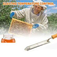 Electric Honey Uncapping Knife,Heated Honey Uncapping Scraper,Honey Extraction Knife Honey Harvesting Knife US Plug