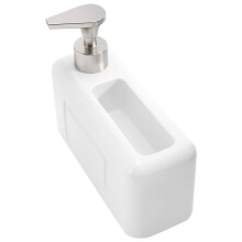 Dispensador de Líquido Reutilizable de Cerámica de Lujo, Botella Dispensadora de Gel de Ducha y Lavavajillas, Botella de Cocina.