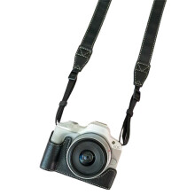 For R50/100 Camera Bag Protective Case Lychee Pattern Pu Case R50/100 Miniature DSLR RP Base with Shoulder Strap B