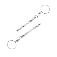 300Pcs 3 in 1 Eyeglass Screwdriver Sunglass Glasses Watch Repair Tool Kit with Keychain Portable Screwdriver Tool