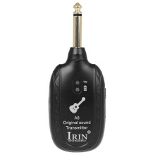 IRIN A8 UHF Trådlöst Elgitarrsystem Sändar-/Mottagare Set Låg Latens Inbyggd Uppladdningsbar för Gitarr/Bas
