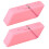2pc Large Capacity Student Pencil Case Silicone Pencil Case Gradient Rectangular Stationery Organizer Pencil Bag 1