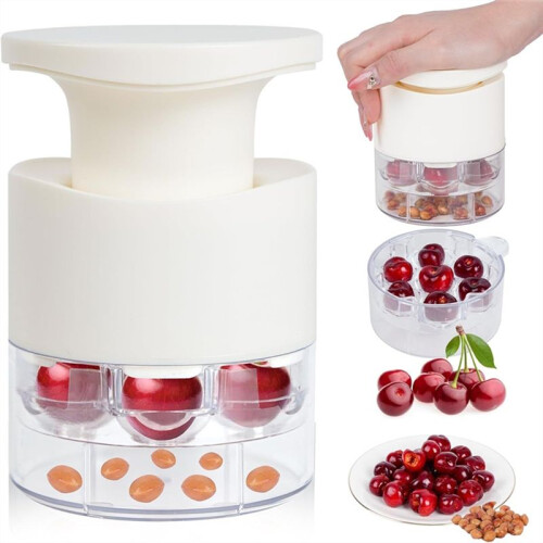 Pitter Tool  Pit Remover Portable Quick Release Multi Cherries Stoners Pitters 7-Hole Cherrys Pitters Tools 1