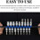 3 PCS Double Sided Socket Organizer,1/2in 3/8in 1/4in ABS Drive Socket Rail Holder Set,Premium Quality Socket Holder Kit 5
